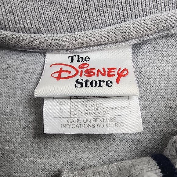 Vintage Disney Shirt Mens Large Gray Short Sleeve Polo Tigger Walt Disney Studio - Picture 4 of 15